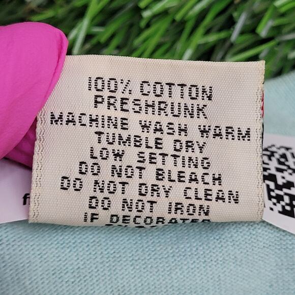 Vintage 1988 Habitat Softwear Alaska Wolf Shirt Medium 20x26 Light Blue USA - Picture 15 of 16